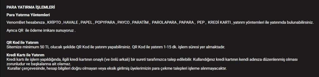 venombet para yatırma